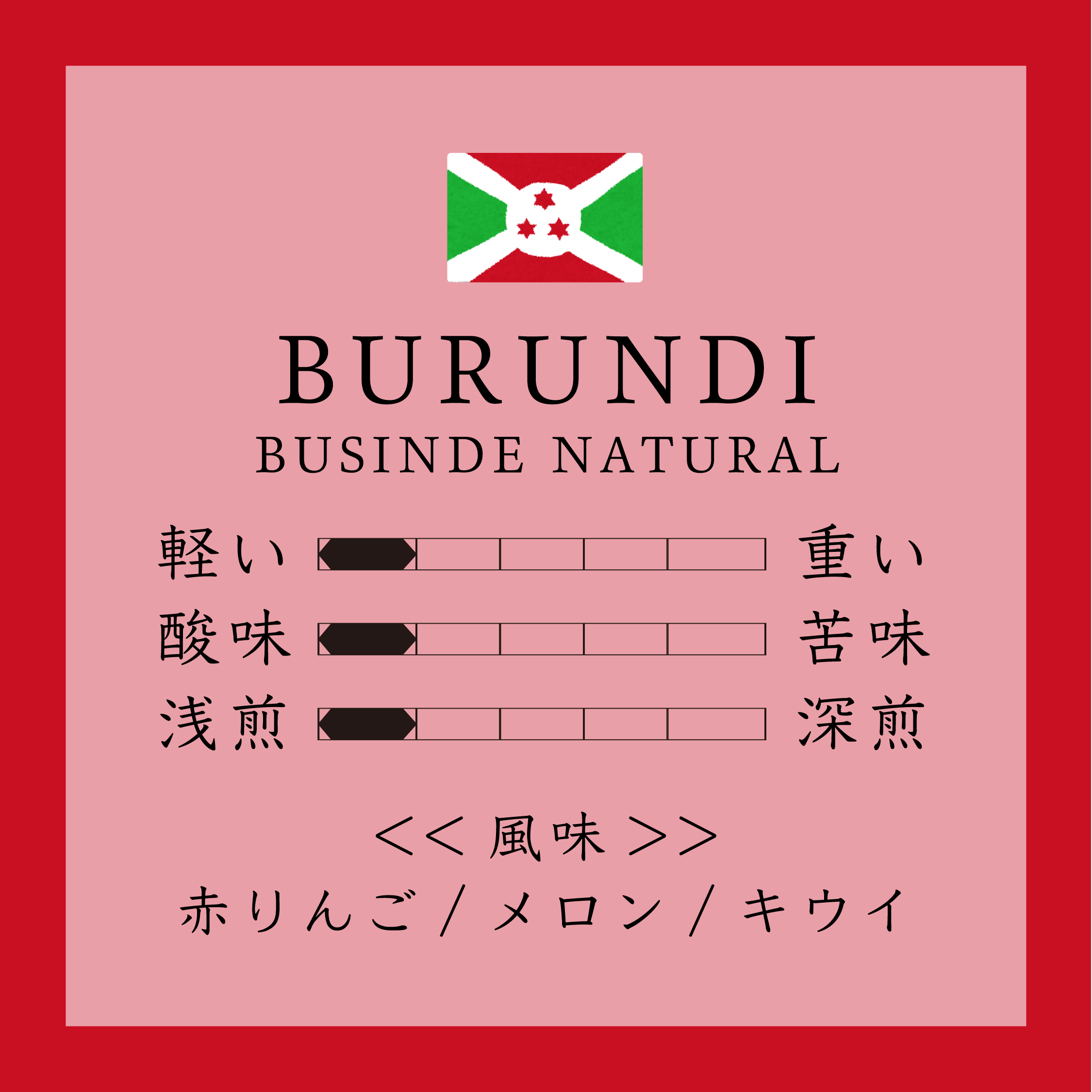 Burundi Businde Natural 150g